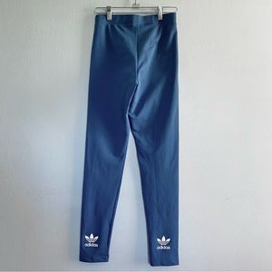 Adidas Track Logo Leggings Blue S
